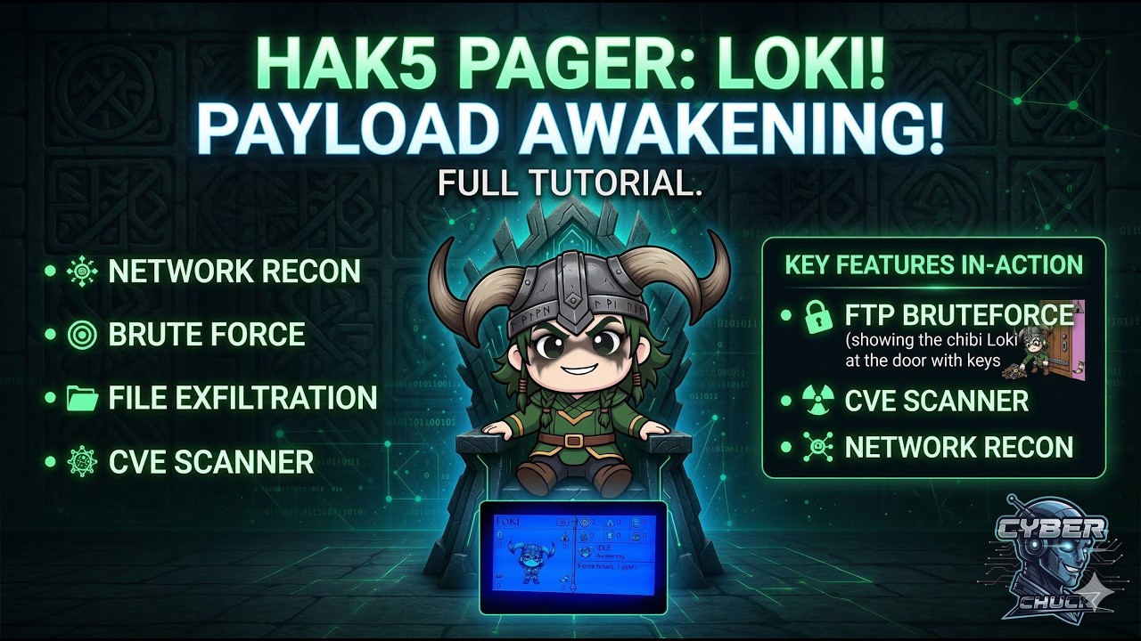 How to Set Up Loki on Hak5 Pineapple Pager Using Parrot OS