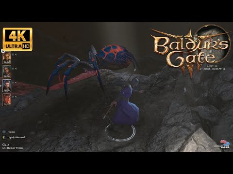 BALDUR'S GATE 3 | Spider Matriarch Boss INSTANT EASY KILL & PEST CONTROL Hidden Achievement | 4k