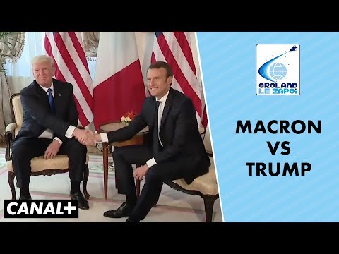 Poignée de main entre Macron et Trump : les coulisses d'une victoire - Groland Le Zapoï