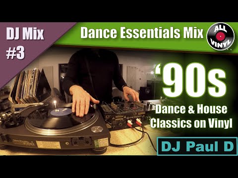 DJ Mix 3 | Dance Essentials Mix | 90s Dance & House Club Classics | LIVE Vinyl DJ Mix