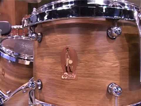 Brady Drums Fidleback Marri Ply Drum Kit One Of 24/14/14/16/18 2009 image 26