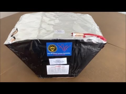 25 Shot Crackling Finale Box (15 sec) By Dominator Pro Fireworks