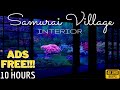 LAST SAMURAI VILLAGE INTERIOR - 10 HOURS - HANS ZIMMER - JAPANESE MUSIC RAIN MEDITATION - ASMR - 4K