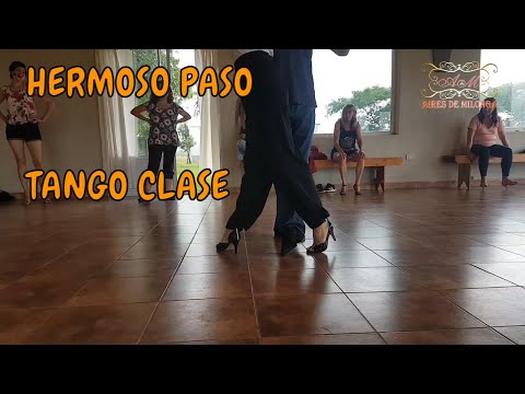 Muy lindo !  Aprende estos pasos  de Tango,  clase de Coty Vecslir y Pablo Fidanza, Buenos Aires