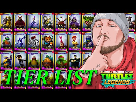 TIER RANKING LIST KINDA Teenage Mutant Ninja Turtles LEGENDS Episode 167