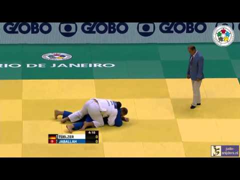 Judo 2013 World Championships Rio de Janeiro: Toelzer (GER) - Jaballah (TUN) [+100kg] QF