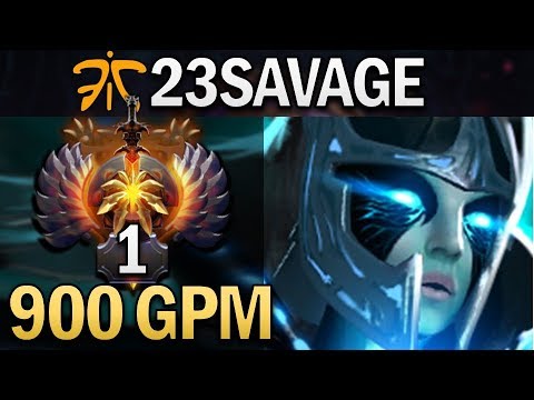 FNATIC.23SAVAGE PHANTOM ASSASSIN - RANK 1 MMR - DOTA 2 GAMEPLAY
