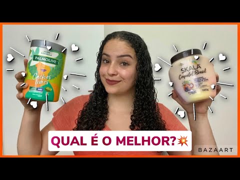 BATALHA DE CREMES: SKALA COQUETEL BRASIL vs PALMOLIVE CACHOS LIVRES - quem ganha?? | RAFATODODIA#15