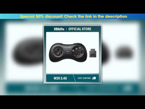 Top 8BitDo M30 2.4G Wireless Gamepad for the Original Sega Genesis and Sega Mega Drive - Sega Genes