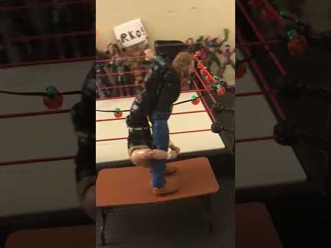 DEAD EYES THROUGH A TABLE!!! #AEW #WFC #wrestling