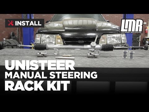 How To: 1979-1993 Fox Body Mustang Unisteer Manual Steering Rack Conversion