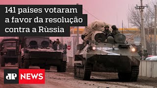 Assembleia da ONU aprova resolução que condena invasão russa