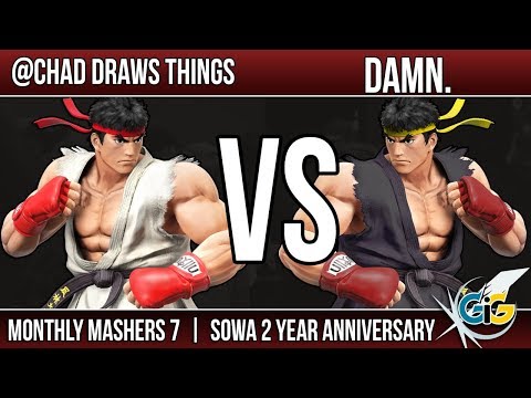 GiG- Monthly Mashers 7- Smash 4 - @ChadDrawsThings VS DAMN.