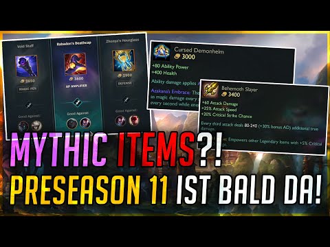 NEUE MYTHIC ITEMS, SHOP CHANGES UND ITEM REWORKS?! [League of Legends]