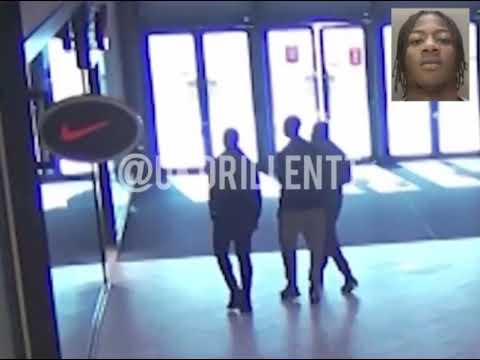 #23 drillas SmuggzyAce Knfie Fight In Shopping Centre