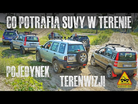 Co potrafią SUVy w terenie? Pojedynek Terenwizji