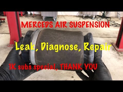 MERCEDES AIR SUSPENSION DIAGNOSE & REPAIR