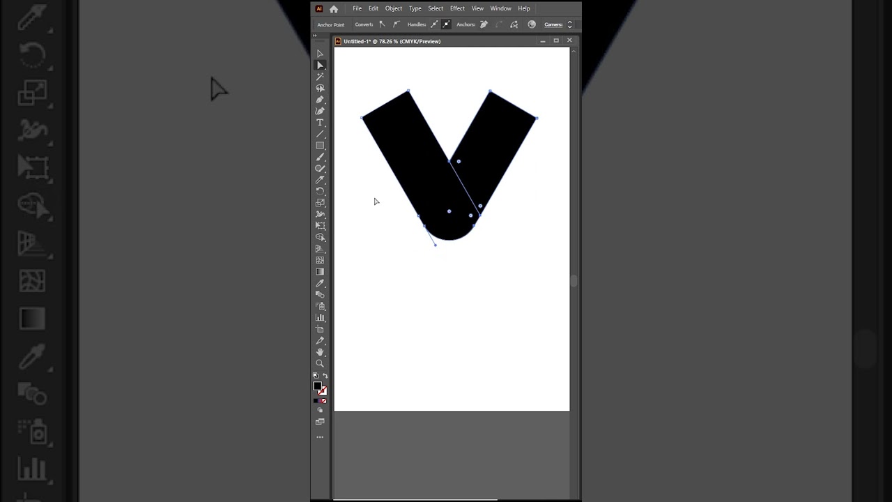 Creative V letter logo  Creation in Adobe illustrator🔥