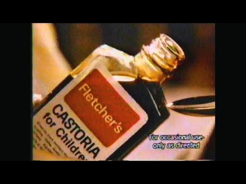 Fletcher's Castoria ad shown in 1989