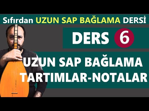 SIFIRDAN UZUN SAP BAĞLAMA DERSİ 6 ( BU DERS ÇOK ÖZEL)  Uzun Sap Saz Çalmak Çok Kolay