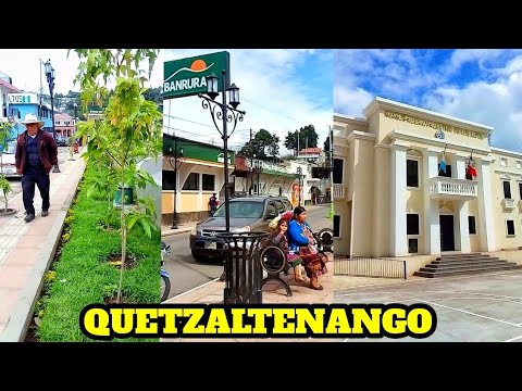 Parque y Municipalidad De Palestina De Los Altos, Quetzaltenango, Guatemala. (28/Julio/23) 🇬🇹 🌎