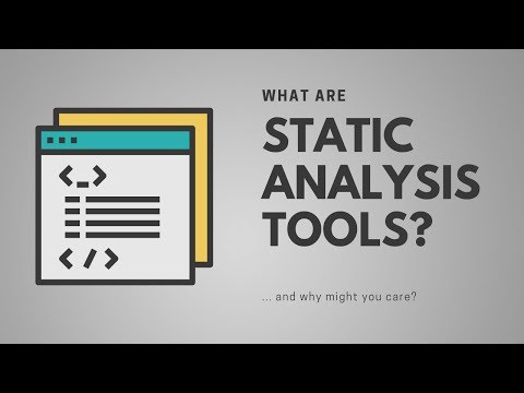 image-What are the static analysis tools?