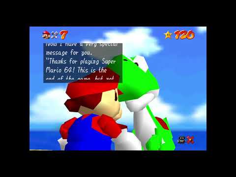 Mario 64 120 Stars Reward