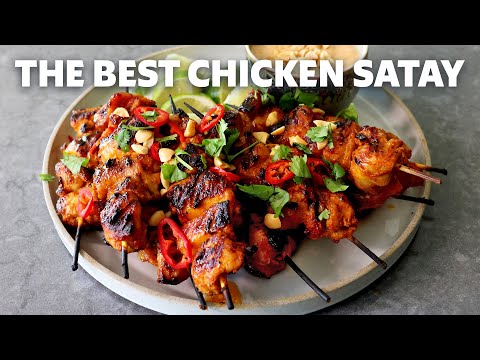The Best Chicken Satay with Bonus Peanut Sauce Recipe | Food Wishes