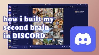 my second brain in DISCORD ✦ server setup for digital commonplacing