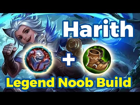 Mobile Legends Noob Build Harith Legend Rank #1