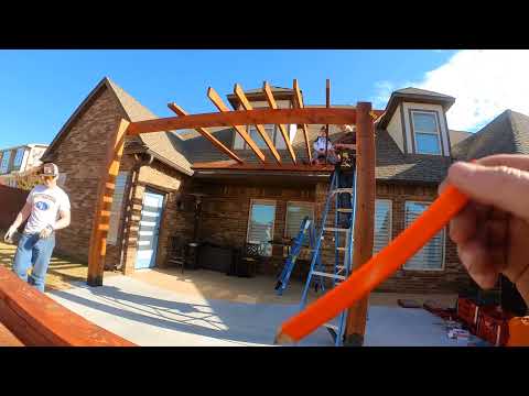 Pergola - Rafter Install POV