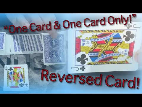 Reversed Card By Tommy Wonder! | Close Up Magic!