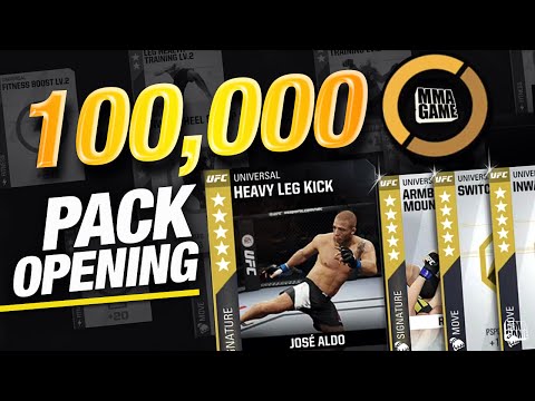 UFC 2 - 100,000 COIN PACK OPENING, GOLD CARDS, ULTIMATE TEAM MODE