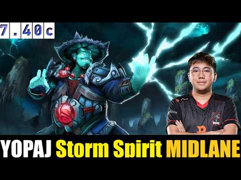 🤯YOPAJ [Storm Spirit] MID 7.40c - DOTA 2 HIGHEST MMR MATCH#dota2   #dota2gameplay