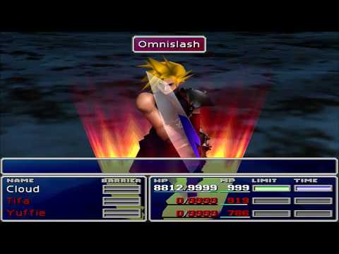 Final Fantasy VII - Emerald Weapon Solo (Omnislash Only)