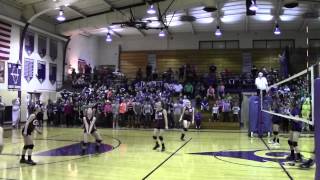 preview picture of video '3/17/2014 Volleyball Sectionals Nuttall Middle School vs. Shelbyville - Set 3'