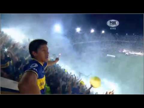 "Boca Juniors vs River Plate   Recibimiento FOX SPORTS  Semifinal Ida Copa Sudamericana" Barra: La 12 • Club: Boca Juniors