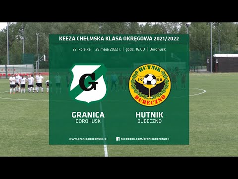 Skrót meczu: Granica Dorohusk - Hutnik Dubeczno 4:0