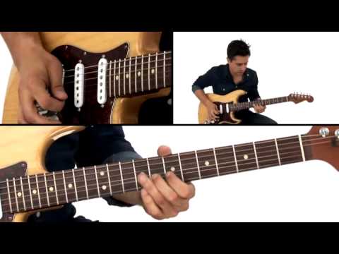 Stevie Ray Vaughan Guitar Lesson - Texas Blues Solo Breakdown - Corey Congilio