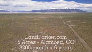5 Acres - Alamosa, Colorado - $200/month Financing