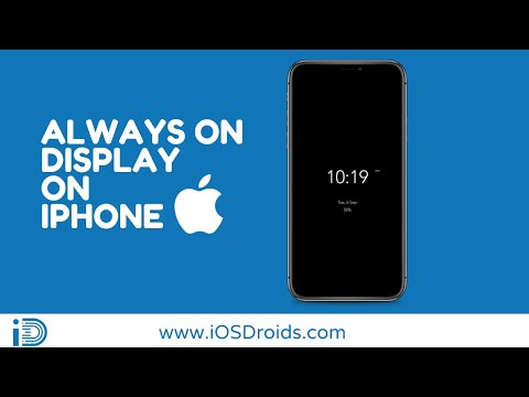 How to Enable Always On Display on any iPhone(11/12/13)