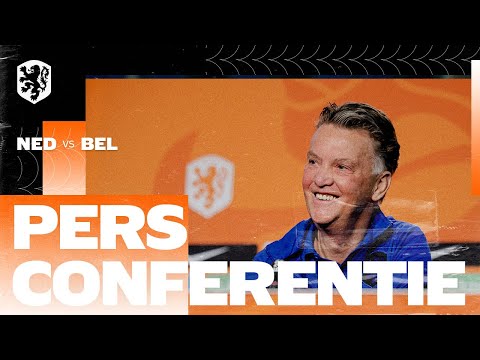 Persconferentie | Vooruitblik Nederland - België