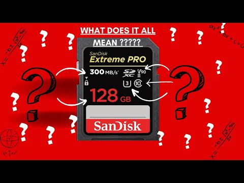 SD Cards: Letters & Numbers and What they mean