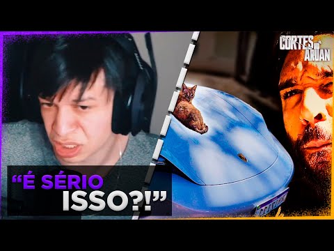 ARUAN REAGE A OS GATOS ESTÃO DORMINDO EM CIMA DA PORSCHE 😡 (INVENTO NA HORA) - Cortes do Aruan