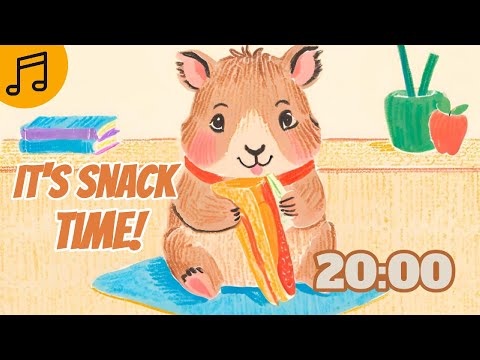 Snack time Songs/20 minute timer for snack/LOFI & Relaxing Songs/ 𝐂𝐚𝐩𝐲𝐛𝐚𝐫𝐚 timer 🍪 🦦 ₍ᐢ-ₓ-ᐢ₎