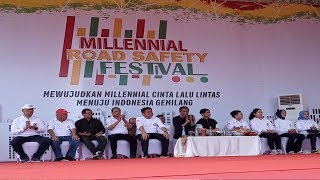 Antusias Warga Ikuti South Sumatera Millennial Road Safety Festival