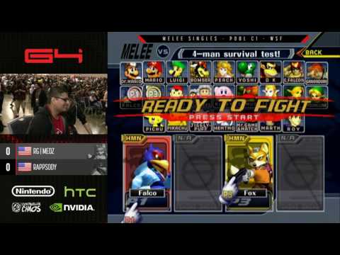 Genesis 4 - Medz (Fox) vs. Rappsody (Falco) - SSBM Pools