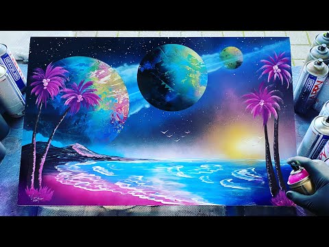 Candy Shore - SPRAY PAINT ART by Skech