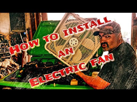 Suzuki Samurai Electric fan install: How to install an electric fan instead of the clutch fan.