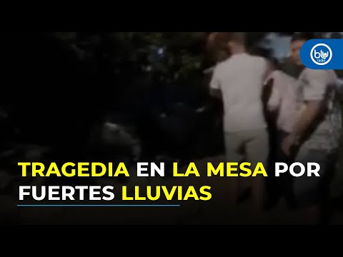 Emergencia en La Mesa, Cundinamarca: mujer murió tras ser arrastrada por una quebrada